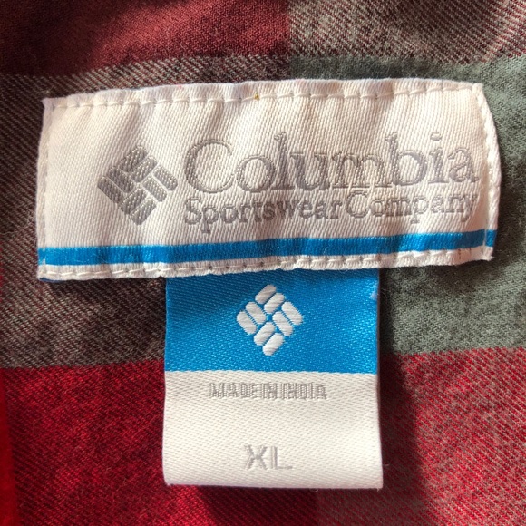 Men’s XL Colombia Plaid Button Up Shirt - Picture 4 of 6